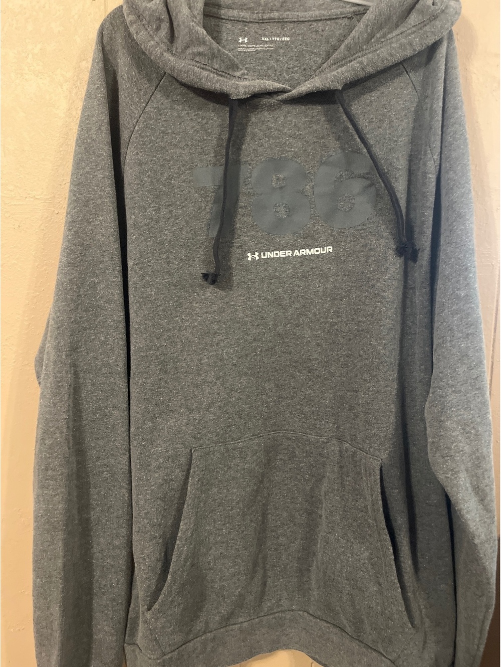 Under Armour Men's Loose Fit Gray Hoodie Sweatshirt XXL